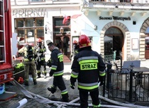 Kraków. Niegroźny pożar w "Wierzynku"