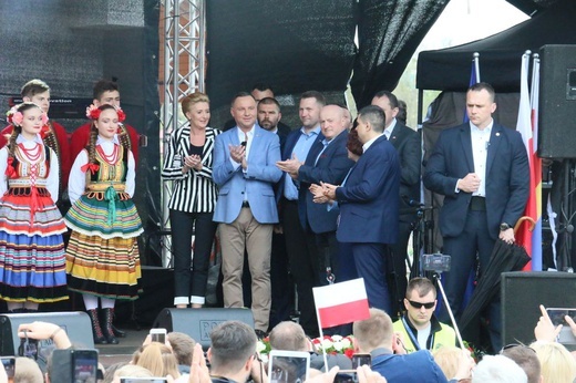 Prezydent Andrzej Duda w Puławach