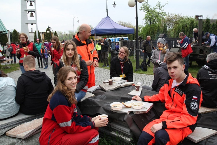 Postój pielgrzymów w Kętach-Podlesiu - 2019