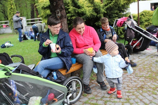 Postój pielgrzymów w Kętach-Podlesiu - 2019