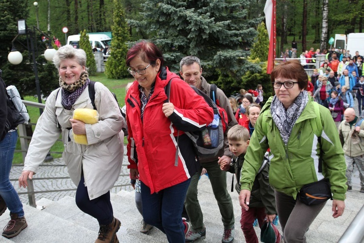 Postój pielgrzymów w Kętach-Podlesiu - 2019