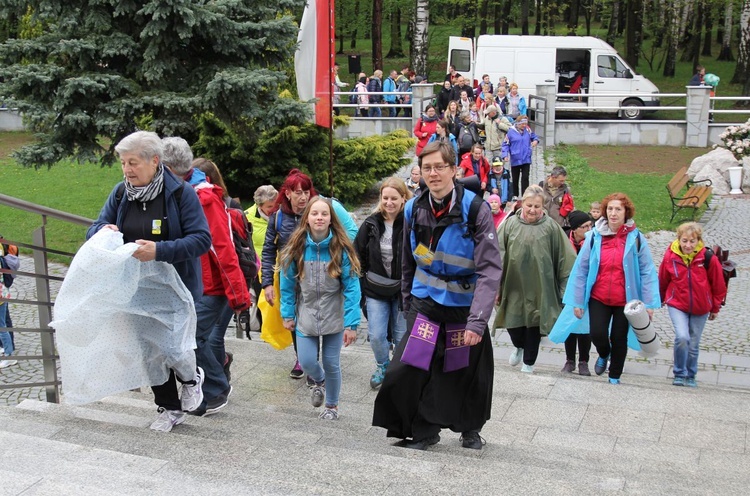 Postój pielgrzymów w Kętach-Podlesiu - 2019