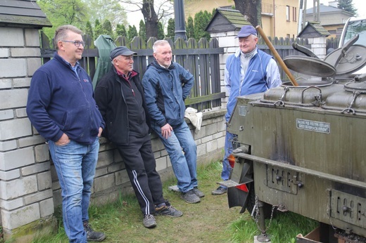 Postój pielgrzymów w Kętach-Podlesiu - 2019