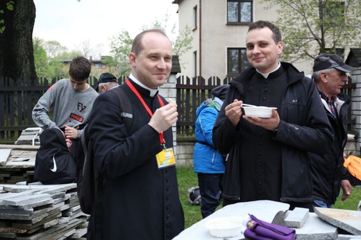 Postój pielgrzymów w Kętach-Podlesiu - 2019