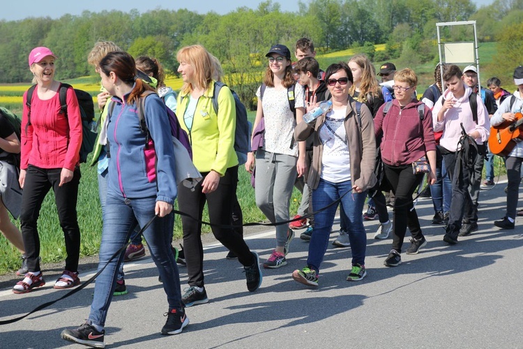 Z Witkowic do Wieprza - 2. dzień drogi do Łagiewnik - 2019