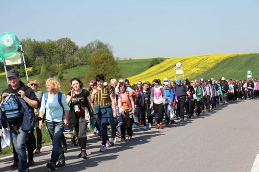 Z Witkowic do Wieprza - 2. dzień drogi do Łagiewnik - 2019