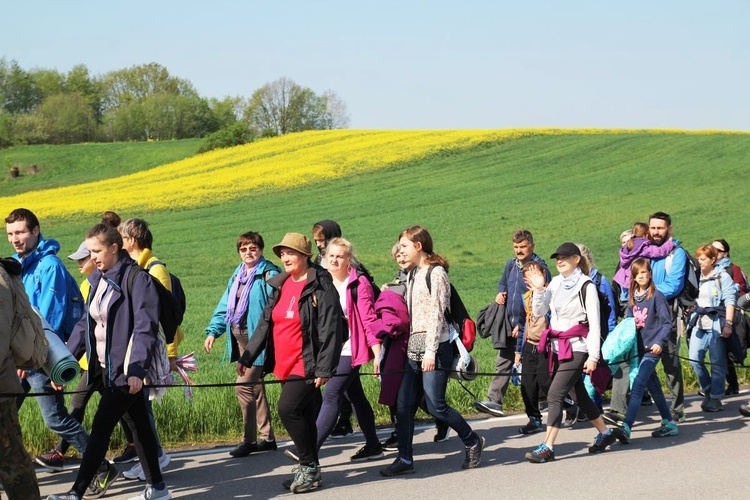 Z Witkowic do Wieprza - 2. dzień drogi do Łagiewnik - 2019