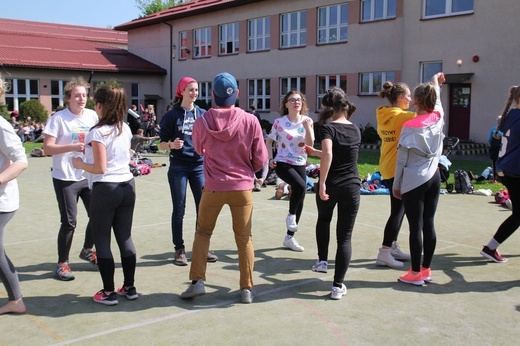 Postój pielgrzymów w Wieprzu - 2019