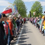 Adoracja Jezusa w drodze z Wieprza do Tomic - grupa bł. ks. M. Sopoćki