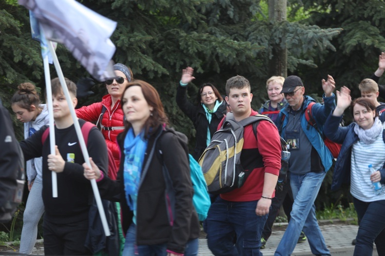 Powitanie grupy bł. ks. Sopoćki w Nidku - 2019