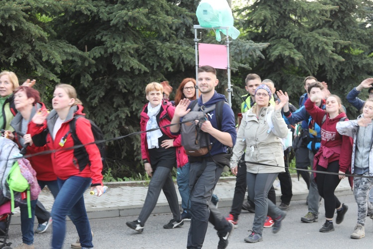 Powitanie grupy bł. ks. Sopoćki w Nidku - 2019