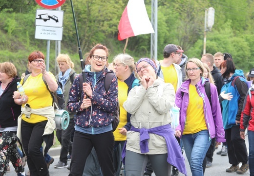 7. pielgrzymka dotarła z Hałcnowa do Łagiewnik - 2019
