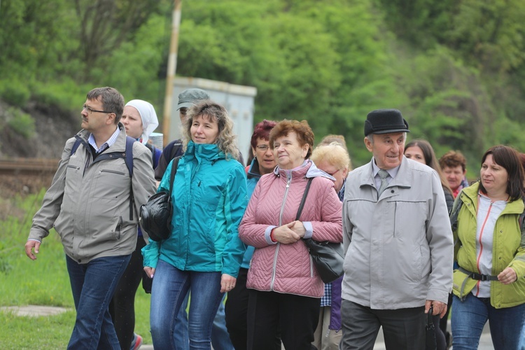 7. pielgrzymka dotarła z Hałcnowa do Łagiewnik - 2019