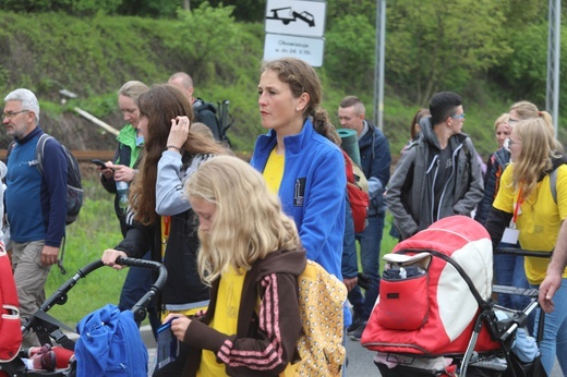 7. pielgrzymka dotarła z Hałcnowa do Łagiewnik - 2019