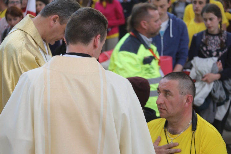 Łagiewniccy pielgrzymi u św. Faustyny i na Mszy św. w bazylice - 2019 