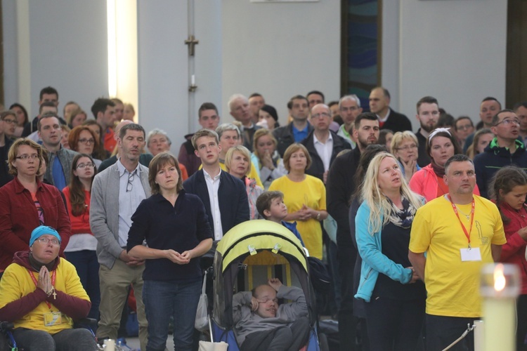 Łagiewniccy pielgrzymi u św. Faustyny i na Mszy św. w bazylice - 2019 