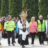 Łagiewniccy pielgrzymi u św. Faustyny i na Mszy św. w bazylice - 2019 