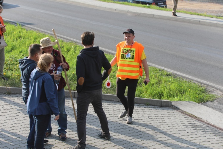 Powitanie 7. pielgrzymki łagiewnickiej w Wysokiej - 2019