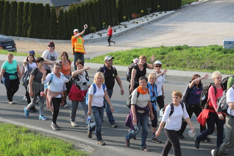 Powitanie 7. pielgrzymki łagiewnickiej w Wysokiej - 2019