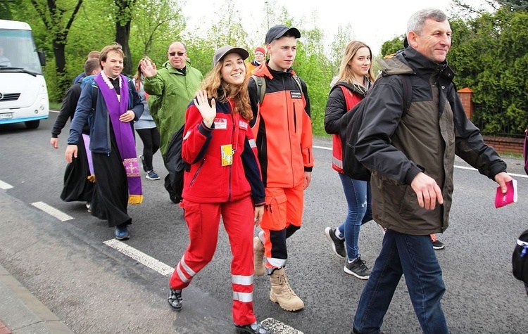 Maltańczycy wśród pielgrzymów łagiewnickich - 2019