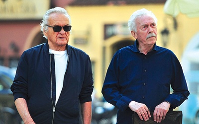 ▲	Jerzy Skolimowski i Leszek Mądzik.