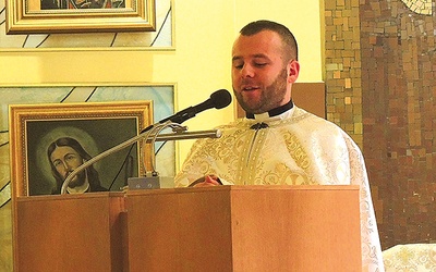 Ks. Adrian Łychacz świętował z katolikami tradycji wschodniej w Bielsku-Białej.
