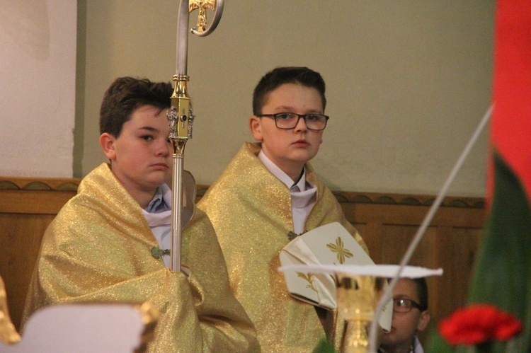 Bierzmowanie w Łapczycy