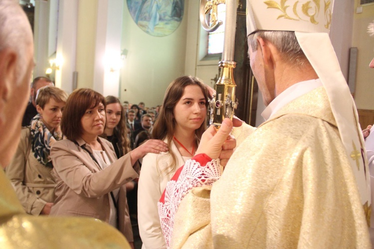 Bierzmowanie w Łapczycy