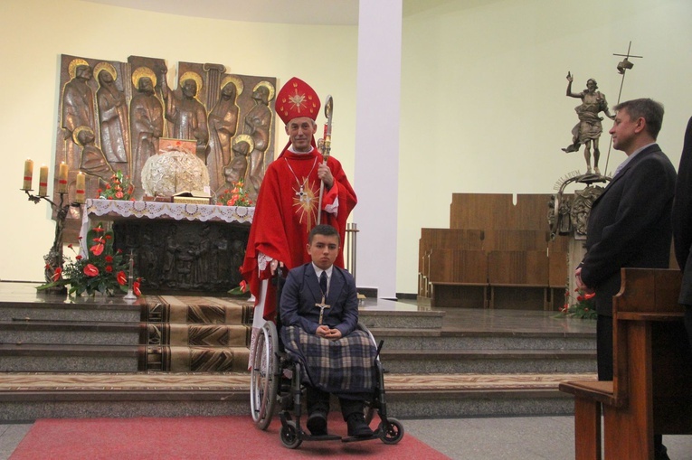 Bierzmowanie w kościele św. Pawła w Bochni
