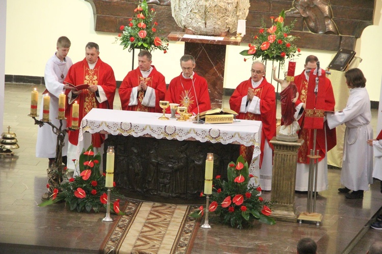 Bierzmowanie w kościele św. Pawła w Bochni