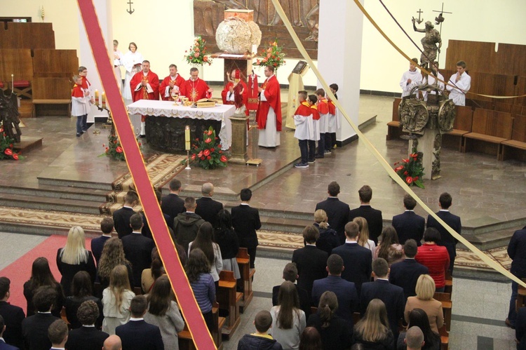 Bierzmowanie w kościele św. Pawła w Bochni