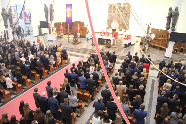 Bierzmowanie w kościele św. Pawła w Bochni
