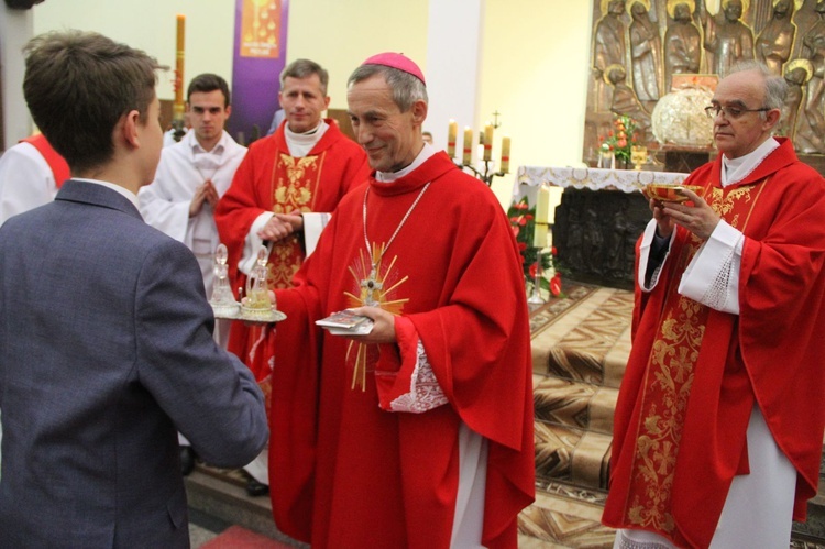 Bierzmowanie w kościele św. Pawła w Bochni