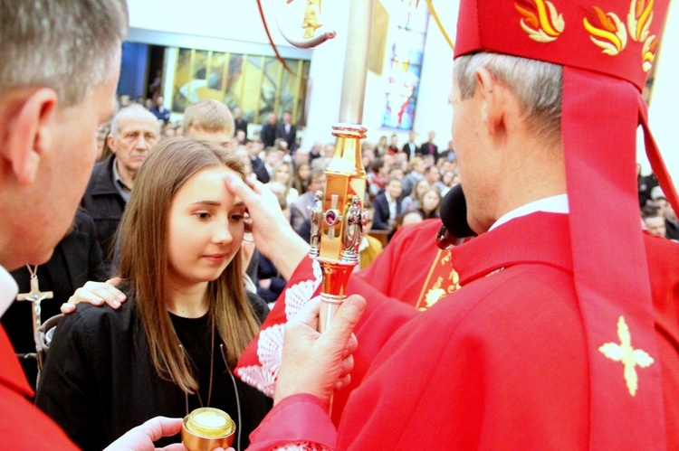 Bierzmowanie w kościele św. Pawła w Bochni