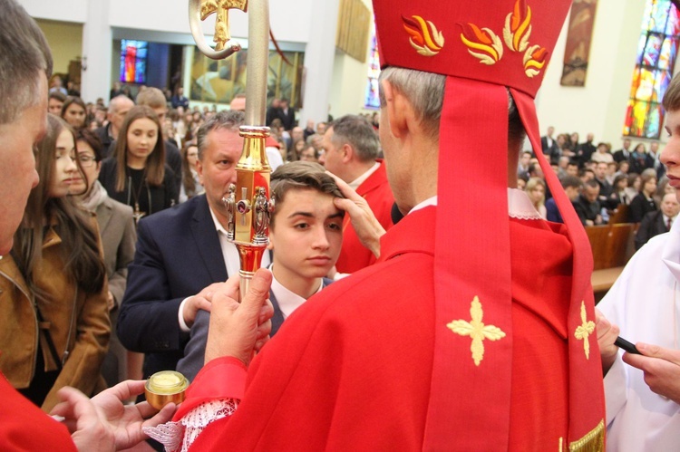 Bierzmowanie w kościele św. Pawła w Bochni