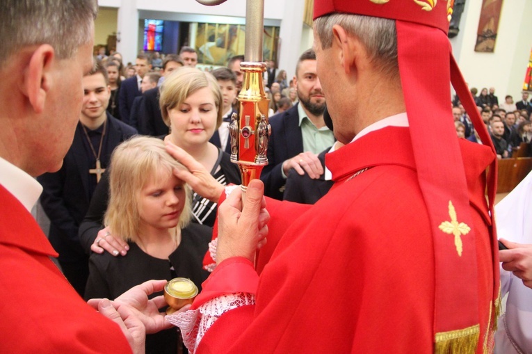 Bierzmowanie w kościele św. Pawła w Bochni