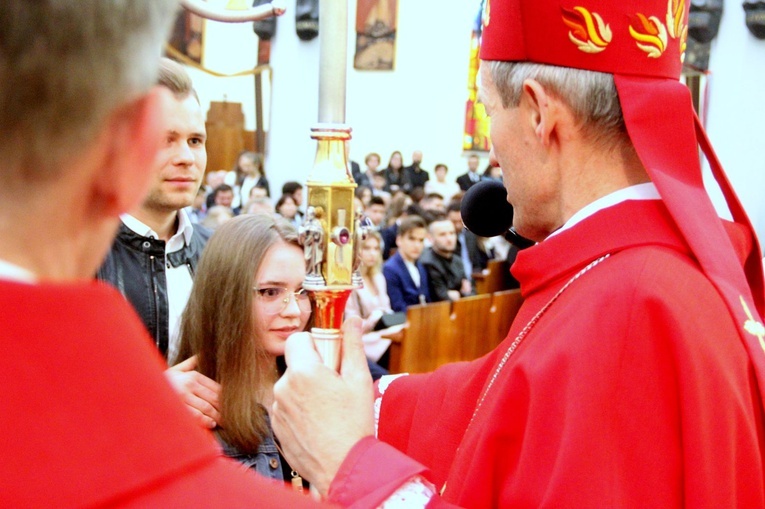 Bierzmowanie w kościele św. Pawła w Bochni