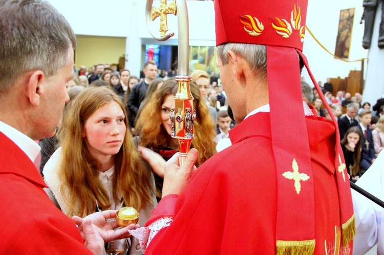 Bierzmowanie w kościele św. Pawła w Bochni