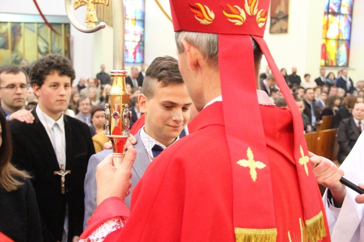 Bierzmowanie w kościele św. Pawła w Bochni