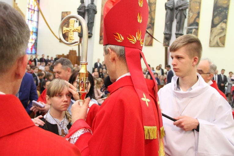 Bierzmowanie w kościele św. Pawła w Bochni