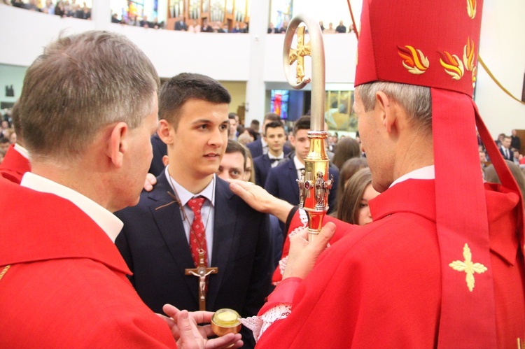 Bierzmowanie w kościele św. Pawła w Bochni