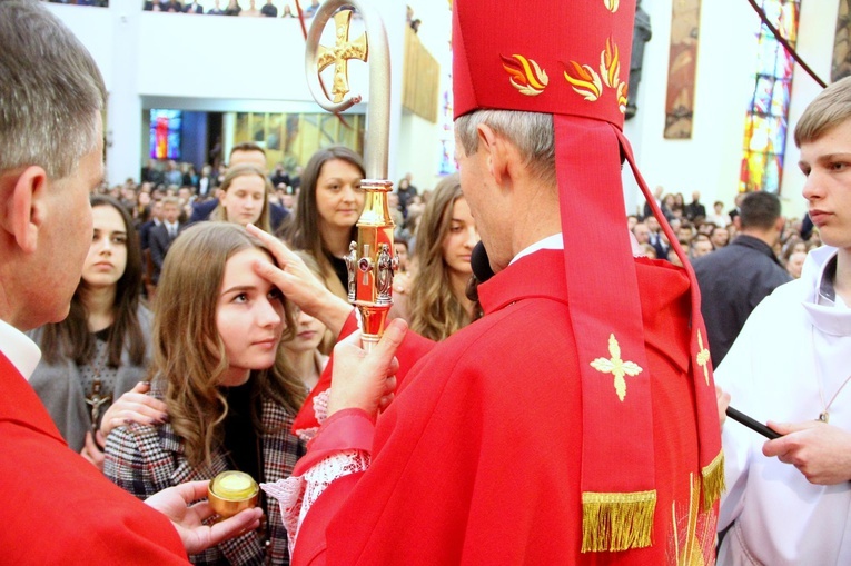 Bierzmowanie w kościele św. Pawła w Bochni