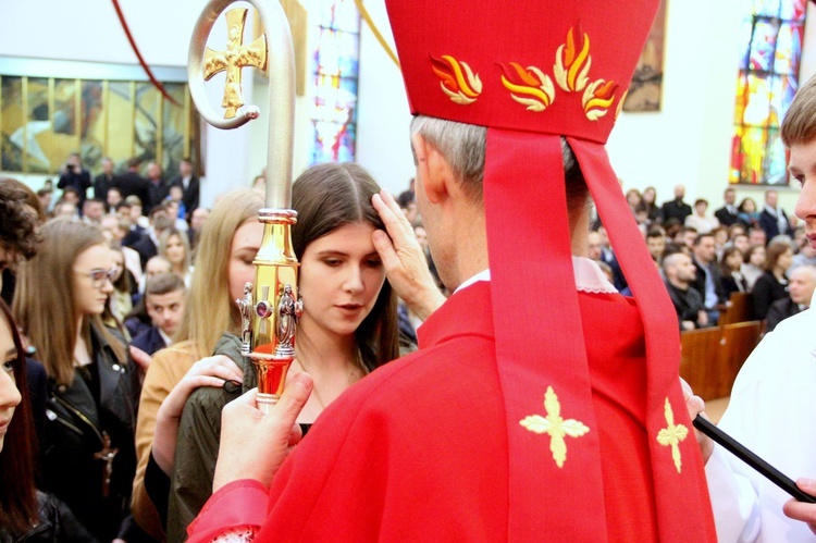 Bierzmowanie w kościele św. Pawła w Bochni