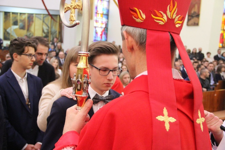 Bierzmowanie w kościele św. Pawła w Bochni
