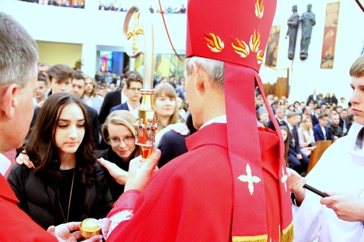 Bierzmowanie w kościele św. Pawła w Bochni