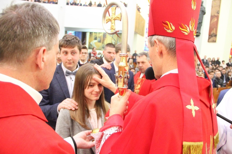 Bierzmowanie w kościele św. Pawła w Bochni