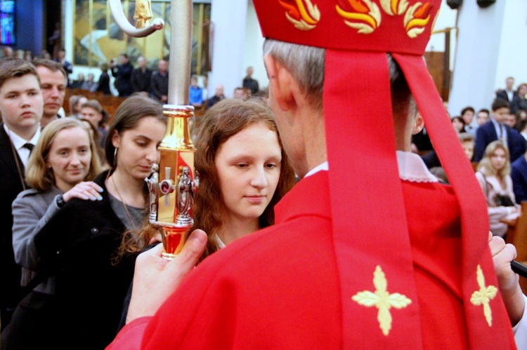 Bierzmowanie w kościele św. Pawła w Bochni