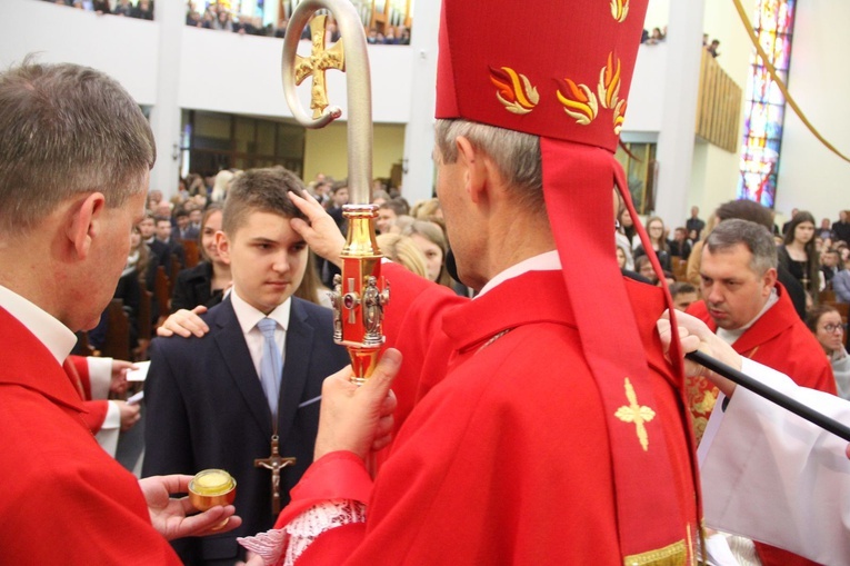 Bierzmowanie w kościele św. Pawła w Bochni
