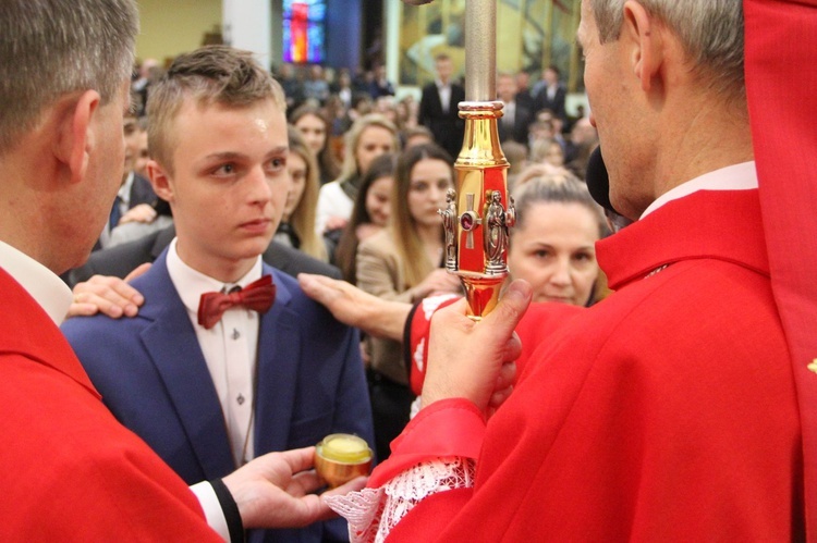 Bierzmowanie w kościele św. Pawła w Bochni