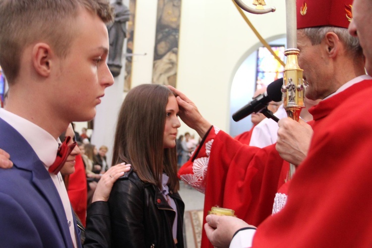 Bierzmowanie w kościele św. Pawła w Bochni